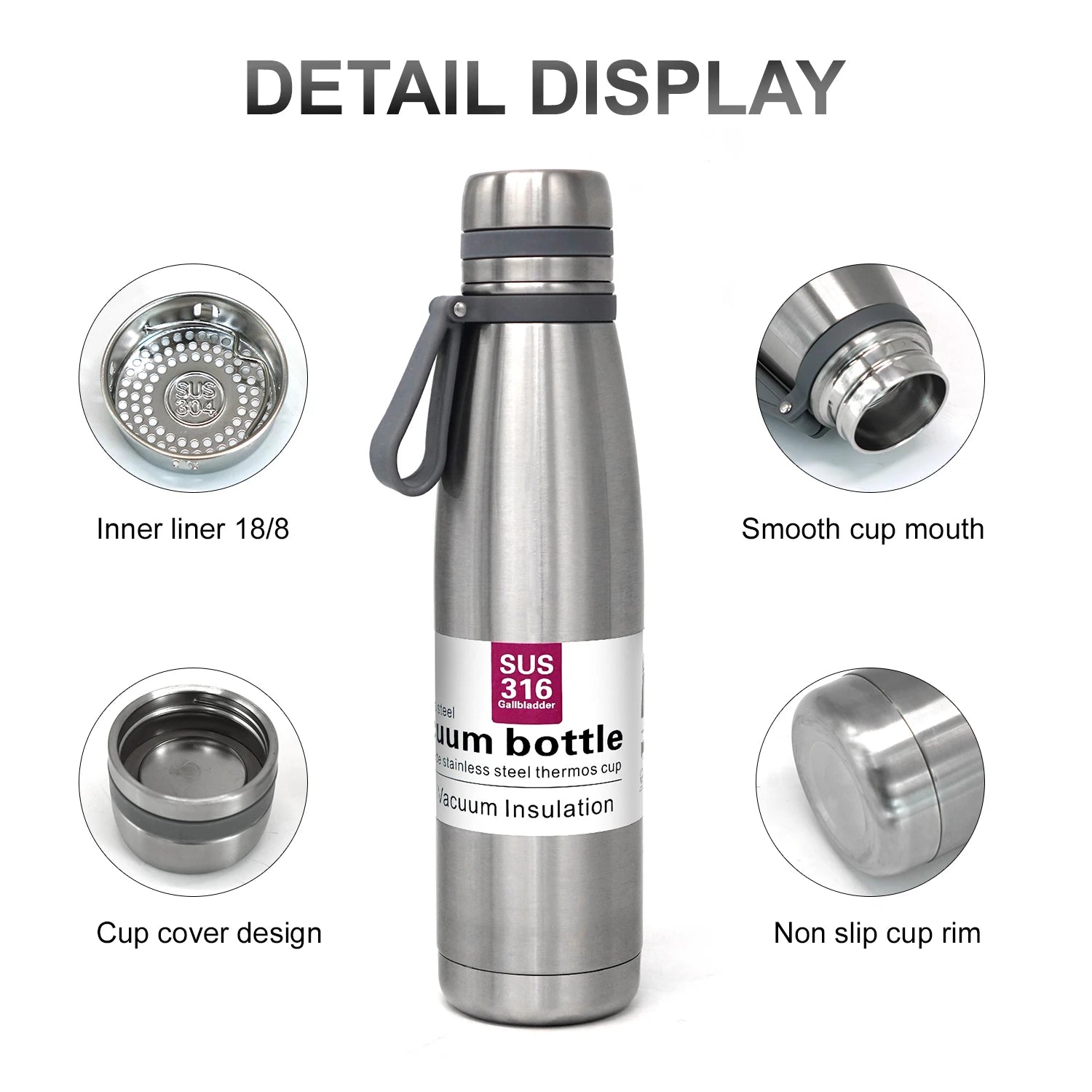 ReVive Stainless Steel Thermos Water Bottle